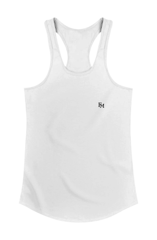 FM logo - Womens Racerback Tank